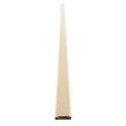 Wood&Sens Moulure, Goulotte Et Plinthe-Lot de 10 Goulottes MDF Passes-câbles à couvercle, L.2.44 m x H.5.5 cm, Ep. 18 mm