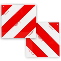 Lem Select Panneau De Signalisation-Lot de 2 panneaux carrés 423x423mm en aluminium homologué
