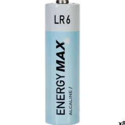 5Five Lot de 8 piles alcaline LR6 - Bleu-