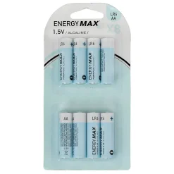 5Five Lot de 8 piles alcaline LR6 - Bleu-