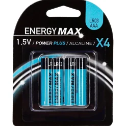 5Five Lot de 4 piles Power Plus LR03 avec - Bleu foncé-