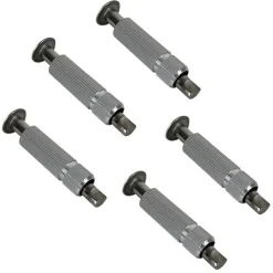 Linxor Piton À Visser-Lot de 5 pitons douilles escamotables en inox - Diam 12 mm -