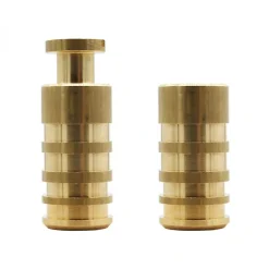 Linxor Lot de 20 pitons escamotables en laiton - Diam 20 mm -