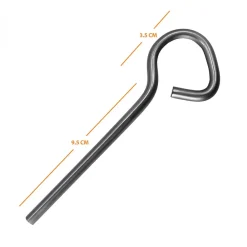 Linxor Piton À Visser-Lot de 5 pitons P Évolution en inox - 13 cm -