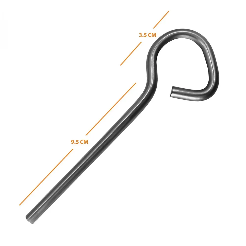 Linxor Piton À Visser-Lot de 5 pitons P Évolution en inox - 13 cm -