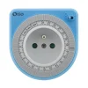 Otio Prise Étanche-Lot de 2 programmateurs mécaniques - Bleu -