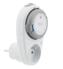 Otio Lot de 2 programmateurs quotidiens T-10 - Blanc -