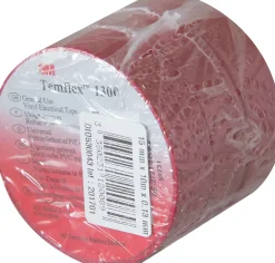 3M Lot de 3 rouleaux ruban adhésifs 15mm x 10m - Rouge - M