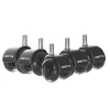 Finebuy Lot de 5 Roulettes Universelles Robustes à Roulement Moderne Pivotant