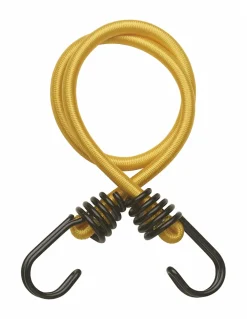 Thirard Lot de 2 tendeurs en caoutchouc à crochets, 8mmx60cm, jaune -