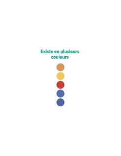 Thirard Lot de 2 tendeurs en caoutchouc à crochets, 8mmx80cm, bleu -
