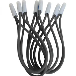 Linxor Sangle-Lot de 10 tendeurs sandows Cabiclic avec embout basculant - Gris -