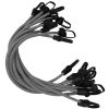 Linxor Lot de 10 tendeurs sandows sécurisés et normés - Gris -
