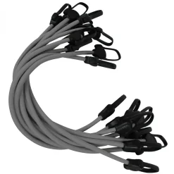 Linxor Lot de 10 tendeurs sandows sécurisés et normés - Gris -