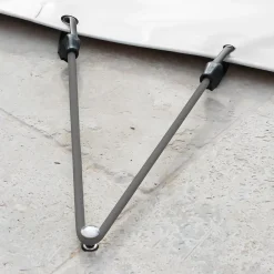 Linxor Lot de 10 tendeurs sandows sécurisés et normés - Gris -