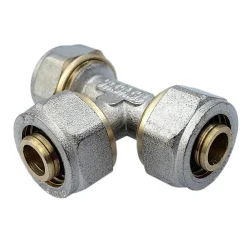 Monmobilierdesign Lot de 1 Té à visser tube PER diam16x16x16 mm