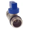Monmobilierdesign Vanne D'Arrêt-Lot de 1 Vanne à bille sphérique 1/2"x16 pour tube PER diam16 Bleu
