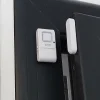 Kyf Lot de 6 x Mini alarme fenêtre/porte (Avec fonction carillon)