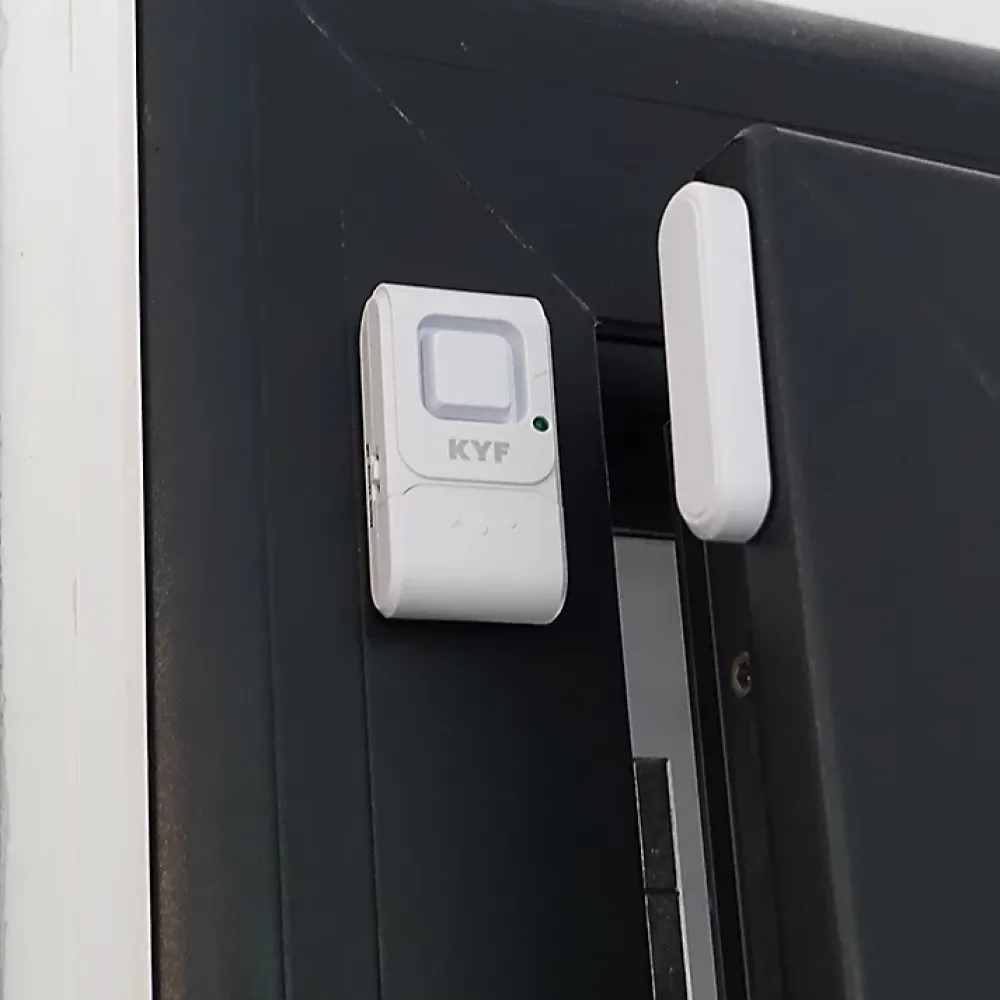 Kyf Lot de 6 x Mini alarme fenêtre/porte (Avec fonction carillon)