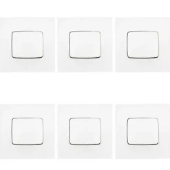 Legrand Interrupteur Encastrable-Lot va-et-vient Neptune blanc 6 pièces