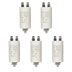 Nedis Fusible-LOT 5 x Condensateur 1.5MF Cosses Micro Farad 450V Condo Moteur