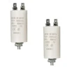 Nedis LOT 2 x Condensateur 1.5MF 1.5 MF Cosses Micro Farad 450V Condo Moteur
