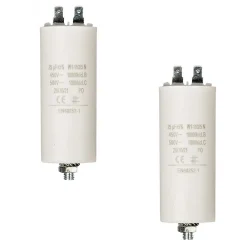 Nedis LOT 2 x Condensateur 25.0UF 450 V à Cosses CONDO 25MF