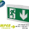 Zemper Luminaire sur Source Centrale évacuation IP44 Multitensions Toledo