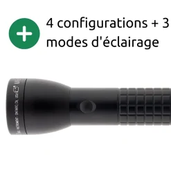 Maglite Lampe Torche-ML300LX Lampe torche LED 2x piles D - Noir