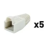 Erard Manchon RJ45 mâle gris vendu par 5 pièces