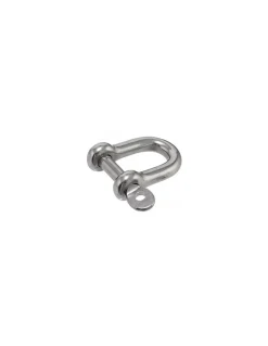 Vis Express Crochet À Visser-Manille Droite Forgée axe imperdable Inox A4 Diamètre 4 - 5 pièces
