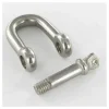 Vis Express Crochet À Visser-Manille Droite Forgée Inox A4 Diamètre 10 - 2 pièces
