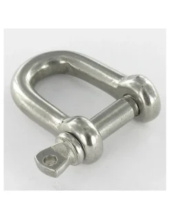 Vis Express Crochet À Visser-Manille Droite Forgée Inox A4 Diamètre 14 - 10 pièces