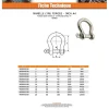 Vis Express Manille LYRE Forgée Inox A4 Diamètre 12 - 5 pièces