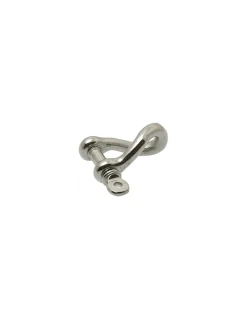 Vis Express Crochet À Visser-Manille TORSE Forgée Inox A4 Diamètre 6 - 1 pièce