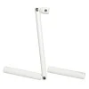 PROTECTA Accessoire Pour Volet, Fenêtre Et Portail-Manivelle en acier blanc ronde