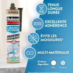 Rubson Mastic bain et cuisine 280ml