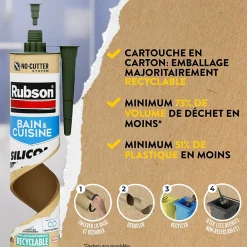 Rubson Mastic bain et cuisine 280ml