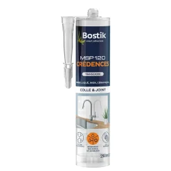 Bostik Mastic, Cartouche Joint Et Silicone-Mastic colle crédence MSP120 90 ml