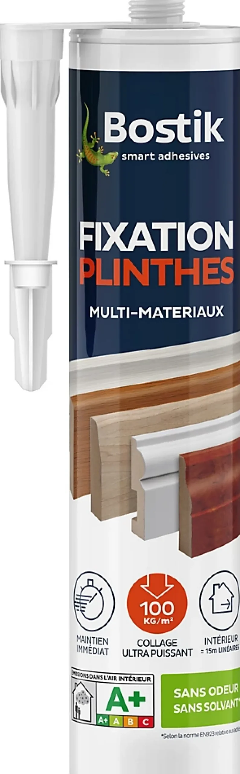 Bostik Mastic colle fixation plinthe 310 ml