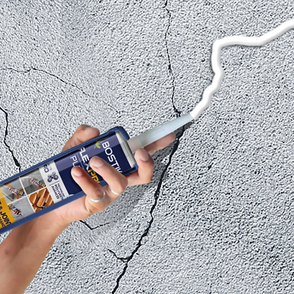 Bostik Mastic, Cartouche Joint Et Silicone-Mastic colle haute performance Flexpro pu 511 300 ml blanc