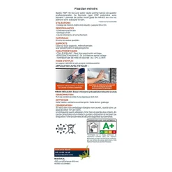 Bostik Mastic de Fixation MSP 113 pour Miroirs Blanc Cartouche 290 ml