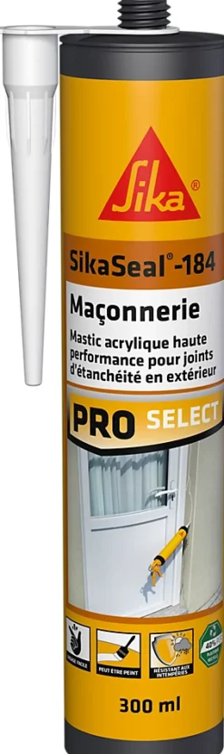 Sika Mastic d'étanchéité Seal 184 maçonnerie 300ml
