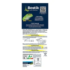 Bostik Mastic d’étanchéité spécial maçonnerie et portes blanc Joint Parfait tous matériaux, cartouche de 280 ml