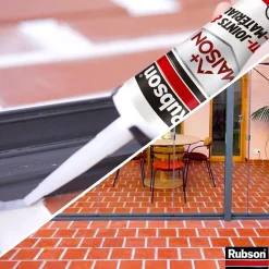 Rubson Mastic, Cartouche Joint Et Silicone-Mastic Maison Multi Usages & Matériaux transparent Cartouche 280ml