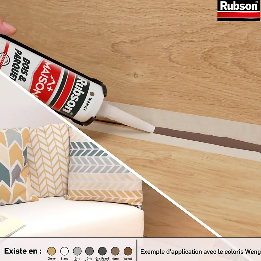 Rubson Colle Carrelage-Mastic pour parquet RAL7016 280ml