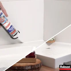 Rubson Mastic, Cartouche Joint Et Silicone-Mastic Bain&Cuisine Séchage Rapide blanc cartouche 280ml