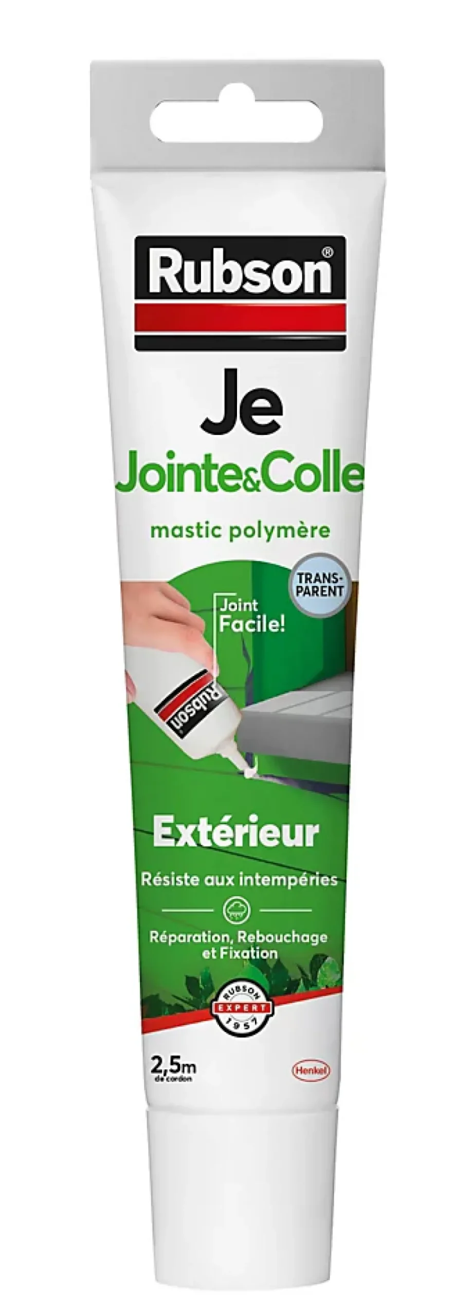 Rubson Mastic, Cartouche Joint Et Silicone-Mastic Fixation Je Jointe&Colle transparent tube 50ml
