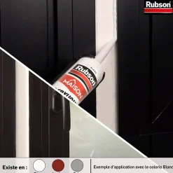 Rubson Mastic Maison Acrylique Murs-Fenêtres blanc cartouche 280ml vendu par 2