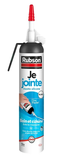 Rubson Mastic, Cartouche Joint Et Silicone-Mastic Sanitaire Je Jointe blanc MSP 200ml